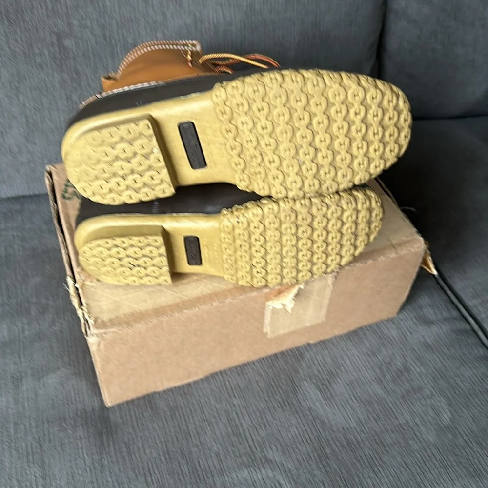 L.L. Bean Brown and Dark Brown Men's Rain & Snow Boots